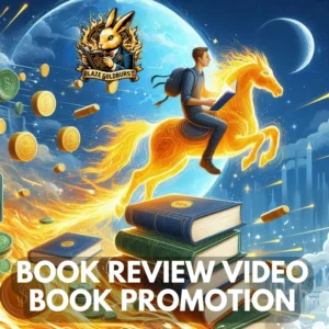 An engaging explainer video showcasing the benefits of Blaze Goldburst’s book promotion services.